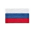 Шеврон флаг России в белой окантовке фото