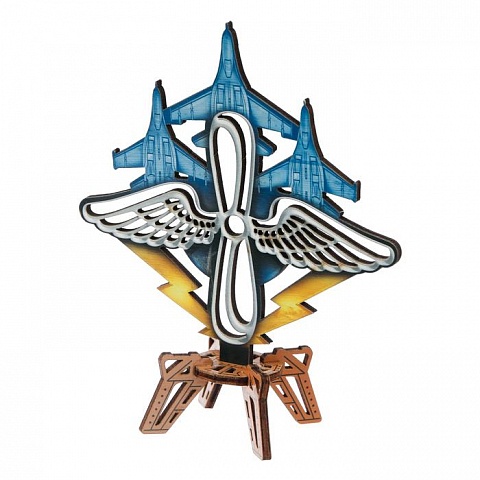 Герб настольный "ВВС", 11*11,4 см фото