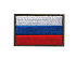 Шеврон флаг России в черной окантовке фото