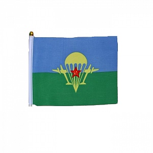 Флаг "ВДВ", 14х21 см, шток (28см), полиэстер