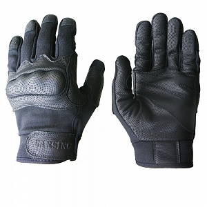 Перчатки из кожи "ИНФЕРНО" черные, арт. GSG-50